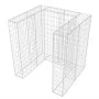Gaviones para ocultar contenedor acero 110x100x120 cm de vidaXL, Soportes para contenedores de residuos - Ref: Foro24-142558,...