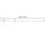 Kit herrajes para puertas correderas de 200 cm de acero blanco de vidaXL, Marcos de puertas - Ref: Foro24-151702, Precio: 68,...