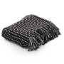 Manta a cuadros de algodón negro 160x210 cm de vidaXL, Mantas - Ref: Foro24-245331, Precio: 35,90 €, Descuento: %