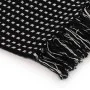 Manta a cuadros de algodón negro 160x210 cm de vidaXL, Mantas - Ref: Foro24-245331, Precio: 28,75 €, Descuento: %