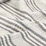 Gray and white cotton striped blanket 220x250 cm by vidaXL, Blankets - Ref: Foro24-245329, Price: 32,40 €, Discount: %