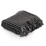 Manta a cuadros de algodón negro 220x250 cm de vidaXL, Mantas - Ref: Foro24-245332, Precio: 38,45 €, Descuento: %