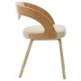 Sillas de comedor 4 uds madera curvada y cuero sintético crema de vidaXL, Sillas de comedor - Ref: Foro24-278844, Precio: 659...