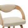 Sillas de comedor 4 uds madera curvada y cuero sintético crema de vidaXL, Sillas de comedor - Ref: Foro24-278844, Precio: 659...