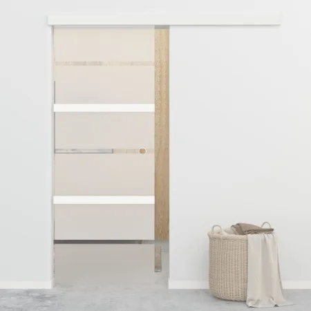 Schiebetür mit Softstop ESG-Glas und Aluminium 76x205 cm von vidaXL, Türen - Ref: Foro24-288061, Preis: 236,82 €, Rabatt: %