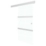 Puerta corredera con tope suave vidrio ESG y aluminio 76x205 cm de vidaXL, Puertas - Ref: Foro24-288061, Precio: 240,71 €, De...