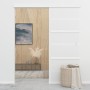 Puerta corredera con tope suave vidrio ESG y aluminio 76x205 cm de vidaXL, Puertas - Ref: Foro24-288061, Precio: 240,71 €, De...