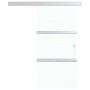 Puerta corredera con tope suave vidrio ESG y aluminio 76x205 cm de vidaXL, Puertas - Ref: Foro24-288061, Precio: 240,71 €, De...
