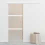 Puerta corredera con topes suaves vidrio ESG aluminio 76x205 cm de vidaXL, Puertas - Ref: Foro24-288055, Precio: 218,77 €, De...