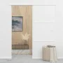 Schiebetür mit sanften Stoppern, ESG-Glas Aluminium 76x205 cm von vidaXL, Türen - Ref: Foro24-288055, Preis: 198,26 €, Rabatt: %