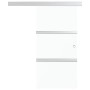 Puerta corredera con topes suaves vidrio ESG aluminio 76x205 cm de vidaXL, Puertas - Ref: Foro24-288055, Precio: 218,77 €, De...