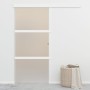Puerta corredera con topes suaves vidrio ESG aluminio 90x205 cm de vidaXL, Puertas - Ref: Foro24-288056, Precio: 276,61 €, De...