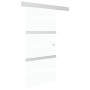 Puerta corredera con topes suaves vidrio ESG aluminio 90x205 cm de vidaXL, Puertas - Ref: Foro24-288056, Precio: 276,61 €, De...
