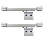 Puerta corredera con topes suaves vidrio ESG aluminio 90x205 cm de vidaXL, Puertas - Ref: Foro24-288056, Precio: 276,61 €, De...
