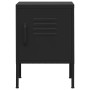 Mesita de noche acero negro 35x35x51 cm de vidaXL, Mesitas de noche - Ref: Foro24-336214, Precio: 71,87 €, Descuento: %