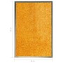 Felpudo lavable naranja 40x60 cm de vidaXL, Felpudos - Ref: Foro24-323451, Precio: 22,45 €, Descuento: %