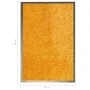 Felpudo lavable naranja 40x60 cm de vidaXL, Felpudos - Ref: Foro24-323451, Precio: 22,00 €, Descuento: %