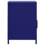 Mesita de noche acero azul marino 35x35x51 cm de vidaXL, Mesitas de noche - Ref: Foro24-336217, Precio: 76,97 €, Descuento: %