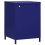 Mesita de noche acero azul marino 35x35x51 cm de vidaXL, Mesitas de noche - Ref: Foro24-336217, Precio: 76,97 €, Descuento: %