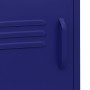 Mesita de noche acero azul marino 35x35x51 cm de vidaXL, Mesitas de noche - Ref: Foro24-336217, Precio: 76,97 €, Descuento: %