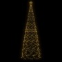 Árbol de Navidad cónico 1400 LED blanco cálido 160x500 cm de vidaXL, Arboles de navidad - Ref: Foro24-343513, Precio: 82,67 €...