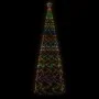 Árbol de Navidad cónico 1400 LED de colores 160x500 cm de vidaXL, Arboles de navidad - Ref: Foro24-343512, Precio: 136,75 €, ...