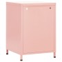 Mesita de noche acero rosa 35x35x51 cm de vidaXL, Mesitas de noche - Ref: Foro24-336220, Precio: 77,14 €, Descuento: %