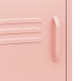 Mesita de noche acero rosa 35x35x51 cm de vidaXL, Mesitas de noche - Ref: Foro24-336220, Precio: 77,14 €, Descuento: %
