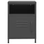 Anthracite steel bedside table 35x35x51 cm by vidaXL, Nightstands - Ref: Foro24-336222, Price: 84,12 €, Discount: %