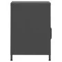 Anthracite steel bedside table 35x35x51 cm by vidaXL, Nightstands - Ref: Foro24-336222, Price: 84,12 €, Discount: %