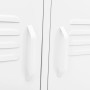 Mueble para TV de acero blanco 105x35x50 cm de vidaXL, Muebles TV - Ref: Foro24-336233, Precio: 157,88 €, Descuento: %