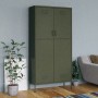 Armario de acero verde oliva 90x50x180 cm de vidaXL, Armarios roperos - Ref: Foro24-336243, Precio: 315,01 €, Descuento: %