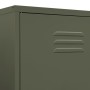 Armario de acero verde oliva 90x50x180 cm de vidaXL, Armarios roperos - Ref: Foro24-336243, Precio: 315,01 €, Descuento: %
