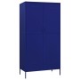 Armario de acero azul oscuro 90x50x180 cm de vidaXL, Armarios roperos - Ref: Foro24-336244, Precio: 282,91 €, Descuento: %