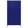 Armario de acero azul oscuro 90x50x180 cm de vidaXL, Armarios roperos - Ref: Foro24-336244, Precio: 282,91 €, Descuento: %
