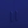 Armario de acero azul oscuro 90x50x180 cm de vidaXL, Armarios roperos - Ref: Foro24-336244, Precio: 282,91 €, Descuento: %