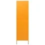 Armario de acero amarillo mostaza 90x50x180 cm de vidaXL, Armarios roperos - Ref: Foro24-336245, Precio: 381,76 €, Descuento: %