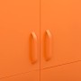 Armario de acero naranja 90x50x180 cm de vidaXL, Armarios roperos - Ref: Foro24-336246, Precio: 348,53 €, Descuento: %