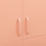 Armario de acero rosa 90x50x180 cm de vidaXL, Armarios roperos - Ref: Foro24-336247, Precio: 283,36 €, Descuento: %