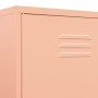 Armario de acero rosa 90x50x180 cm de vidaXL, Armarios roperos - Ref: Foro24-336247, Precio: 283,36 €, Descuento: %