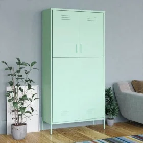 Armario de acero verde menta 90x50x180 cm de vidaXL, Armarios roperos - Ref: Foro24-336248, Precio: 280,36 €, Descuento: %