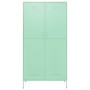Armario de acero verde menta 90x50x180 cm de vidaXL, Armarios roperos - Ref: Foro24-336248, Precio: 284,23 €, Descuento: %