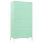Armario de acero verde menta 90x50x180 cm de vidaXL, Armarios roperos - Ref: Foro24-336248, Precio: 284,23 €, Descuento: %