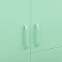 Armario de acero verde menta 90x50x180 cm de vidaXL, Armarios roperos - Ref: Foro24-336248, Precio: 284,23 €, Descuento: %