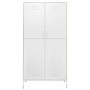 Armario de acero blanco 90x50x180 cm de vidaXL, Armarios roperos - Ref: Foro24-336251, Precio: 286,76 €, Descuento: %