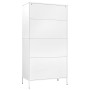 Armario de acero blanco 90x50x180 cm de vidaXL, Armarios roperos - Ref: Foro24-336251, Precio: 286,76 €, Descuento: %
