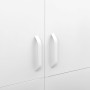 Armario de acero blanco 90x50x180 cm de vidaXL, Armarios roperos - Ref: Foro24-336251, Precio: 286,76 €, Descuento: %