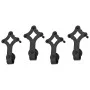 Black steel sliding door hardware kit 2 units 200 cm by vidaXL, doorframes - Ref: Foro24-3059841, Price: 111,84 €, Discount: %