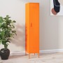 Armario de taquilla de acero naranja 35x46x180 cm de vidaXL, Taquillas y armarios de almacenamiento - Ref: Foro24-336255, Pre...