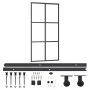 Schiebetür mit ESG Glas und Aluminium Beschlägen 102x205 cm von vidaXL, Türen - Ref: Foro24-3081948, Preis: 274,50 €, Rabatt: %